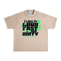 French Oak Dirt Modified Racing Apparel Sprint Car Dirt Track Racing Urban Heavy Tee - longCreatives