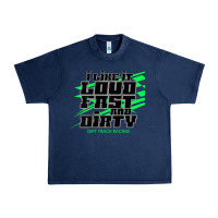 Navy Dirt Modified Racing Apparel Sprint Car Dirt Track Racing Urban Heavy Tee - longCreatives