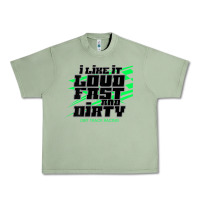 Oil Green Dirt Modified Racing Apparel Sprint Car Dirt Track Racing Urban Heavy Tee - longCreatives