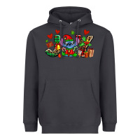Smoke joy with christmas elf stitch Heavyweight Hoodie - AdoDesignShop