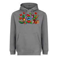 Storm joy with christmas elf stitch Heavyweight Hoodie - AdoDesignShop