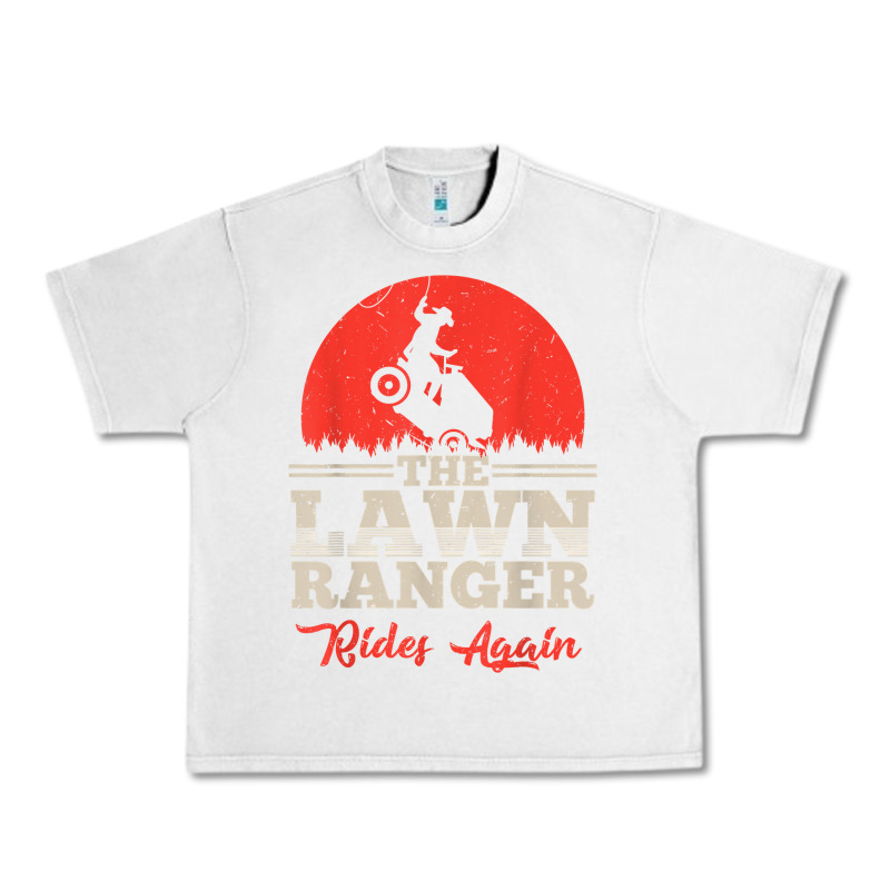 The Lawn Ranger Rides Again Shirt  Cute Lawn Caretaker Gift Urban Heavy Tee by longCreatives | Teevron