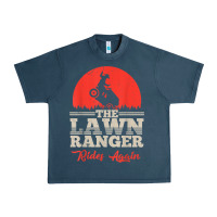 Midnight Navy the lawn ranger rides again shirt  cute lawn caretaker gift Urban Heavy Tee - longCreatives
