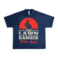 Navy the lawn ranger rides again shirt  cute lawn caretaker gift Urban Heavy Tee - longCreatives