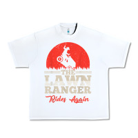 White the lawn ranger rides again shirt  cute lawn caretaker gift Urban Heavy Tee - longCreatives