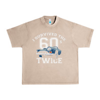 French Oak I Survived The Sixties Twice Classic Birthday Urban Heavy Tee - longCreatives