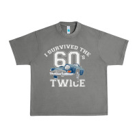 Tornado I Survived The Sixties Twice Classic Birthday Urban Heavy Tee - longCreatives