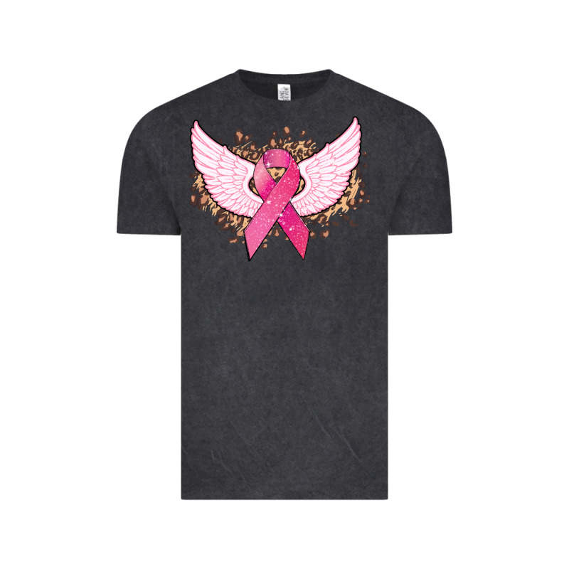Cancer Ribbon Angel Wings Cancer Awareness Vintage Tee by HowdyJamesFarm | Teevron