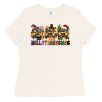 Bone hallothanksmas Ladies Tee - texasbilliewilder