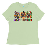 Matcha hallothanksmas Ladies Tee - texasbilliewilder
