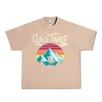 Burro Vintage Lake Tahoe Mountains Retro T Urban Heavy Tee - longCreatives