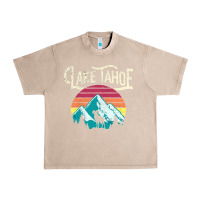 French Oak Vintage Lake Tahoe Mountains Retro T Urban Heavy Tee - longCreatives