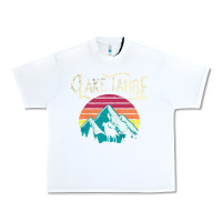 White Vintage Lake Tahoe Mountains Retro T Urban Heavy Tee - longCreatives
