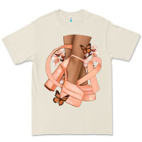Bone Cancer diva peach ribbon Premium Tee - NancyCooperArtShop
