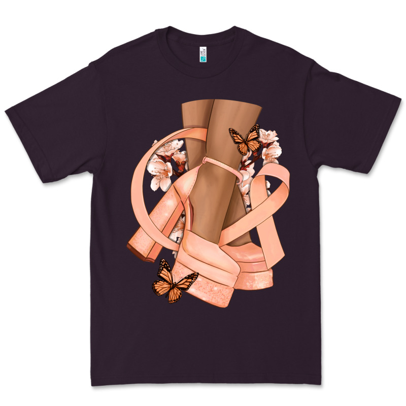 Cancer Diva Peach Ribbon Premium Tee by NancyCooperArtShop | Teevron