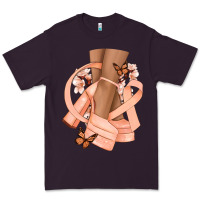 Plum Cancer diva peach ribbon Premium Tee - NancyCooperArtShop