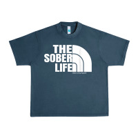 Midnight Navy the sober life sobriety cool aa na anonymous t shirt gifts Urban Heavy Tee - longCreatives