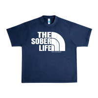 Navy the sober life sobriety cool aa na anonymous t shirt gifts Urban Heavy Tee - longCreatives