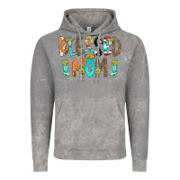 Cloud Rock Blessed Mom Vintage Hoodie - CowCowDesign