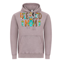 Vintage Zinc Blessed Mom Vintage Hoodie - CowCowDesign