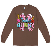 Easter Teacher Bunny Long Sleeve Tee | Teevron