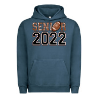 Pigment Midnight Navy senior football Urban Hoodie - AdoDesignShop