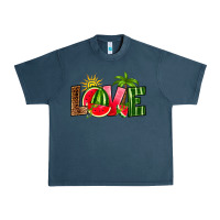 Midnight Navy love watermelon Urban Heavy Tee - RanaPortraitStore