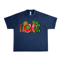 Navy love watermelon Urban Heavy Tee - RanaPortraitStore