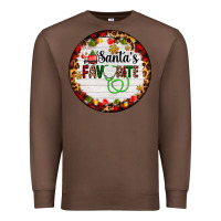 Chestnut santa's favorite custom medical occupation Premium Sweatshirt - AdoDesignShop