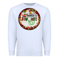 White santa's favorite custom medical occupation Premium Sweatshirt - AdoDesignShop