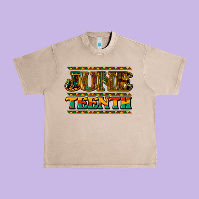 Juneteenth Urban Heavy Tee Designed By Howdyjamesfarm