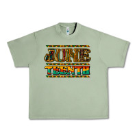 Oil Green Juneteenth Urban Heavy Tee - HowdyJamesFarm