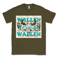 Army Green wallen with bull skull Classic Tee - TumblerDesignByShophia