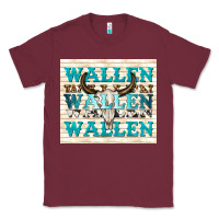 Burgundy wallen with bull skull Classic Tee - TumblerDesignByShophia