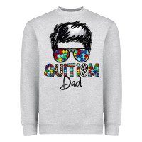 Autism Dad Heavyweight Sweatshirt | Teevron