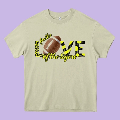 Love Of The Tigers Heavy Core Tee Designed By Bettercallsaul