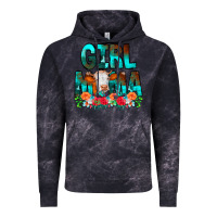 Cloud Black Girl Mama Flowers Cow Vintage Hoodie - CowCowDesign
