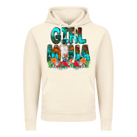 Vintage Artic Girl Mama Flowers Cow Vintage Hoodie - CowCowDesign