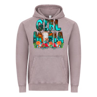 Vintage Zinc Girl Mama Flowers Cow Vintage Hoodie - CowCowDesign