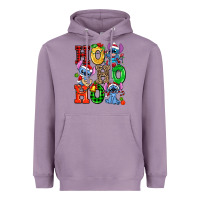 Lavender ho ho ho stitch Heavyweight Hoodie - AdoDesignShop