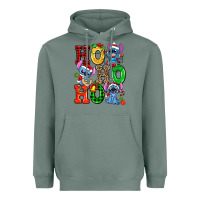 Sage ho ho ho stitch Heavyweight Hoodie - AdoDesignShop