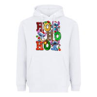 White ho ho ho stitch Heavyweight Hoodie - AdoDesignShop