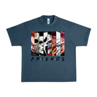 Midnight Navy funny horror friends scary movies halloween costume sweatshirt Urban Heavy Tee - longCreatives