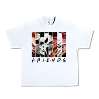 White funny horror friends scary movies halloween costume sweatshirt Urban Heavy Tee - longCreatives