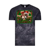 Cloud Black christmas donkeys Vintage Tee - Jasminsmagicworld