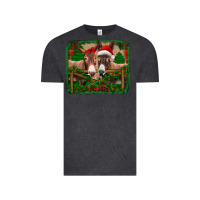 Vintage Black christmas donkeys Vintage Tee - Jasminsmagicworld
