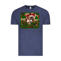 Vintage Denim christmas donkeys Vintage Tee - Jasminsmagicworld