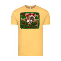 Vintage Mustard christmas donkeys Vintage Tee - Jasminsmagicworld