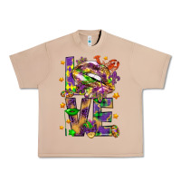 Burro Mardi Gras love lips Urban Heavy Tee - HowdyJamesFarm