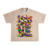 French Oak Mardi Gras love lips Urban Heavy Tee - HowdyJamesFarm